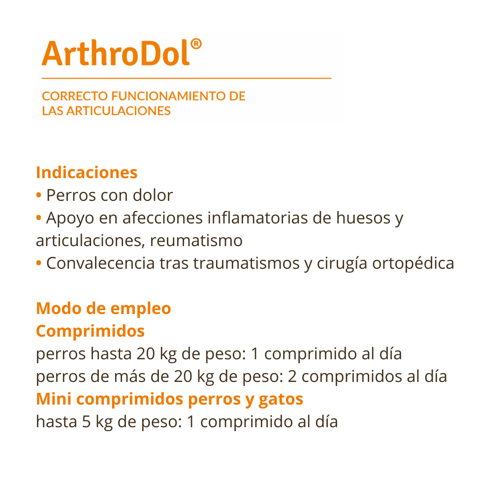 Dolfos ArthroDol. Cuidado Articular para Perros y Gatos con MSN - Imagen 3