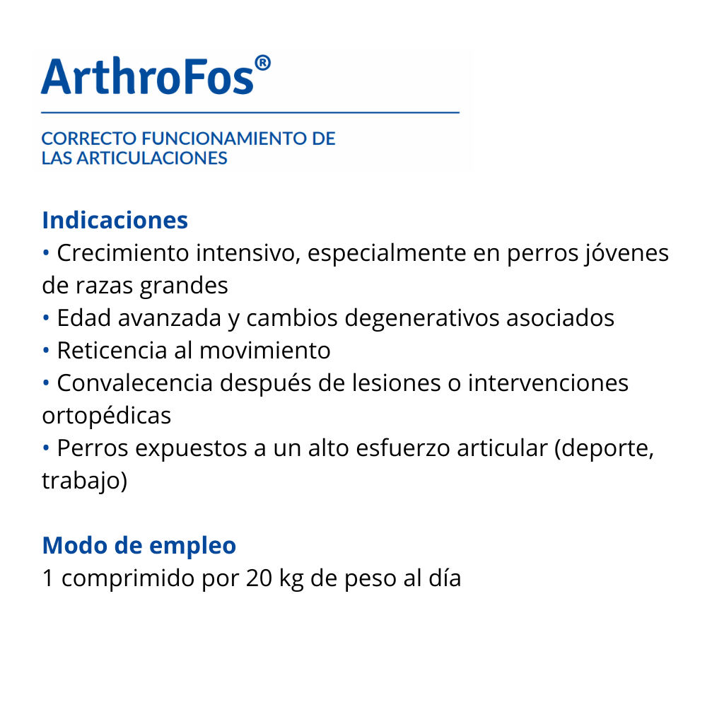 Dolfos ArthroFos. Suplemento para Mantenimiento de Articulaciones de Perros y Gatos - Imagen 2