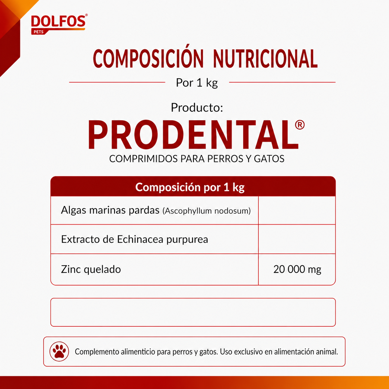 Dolfos ProDental. Suplemento para la Higiene Dental de Perros y Gatos - Imagen 3