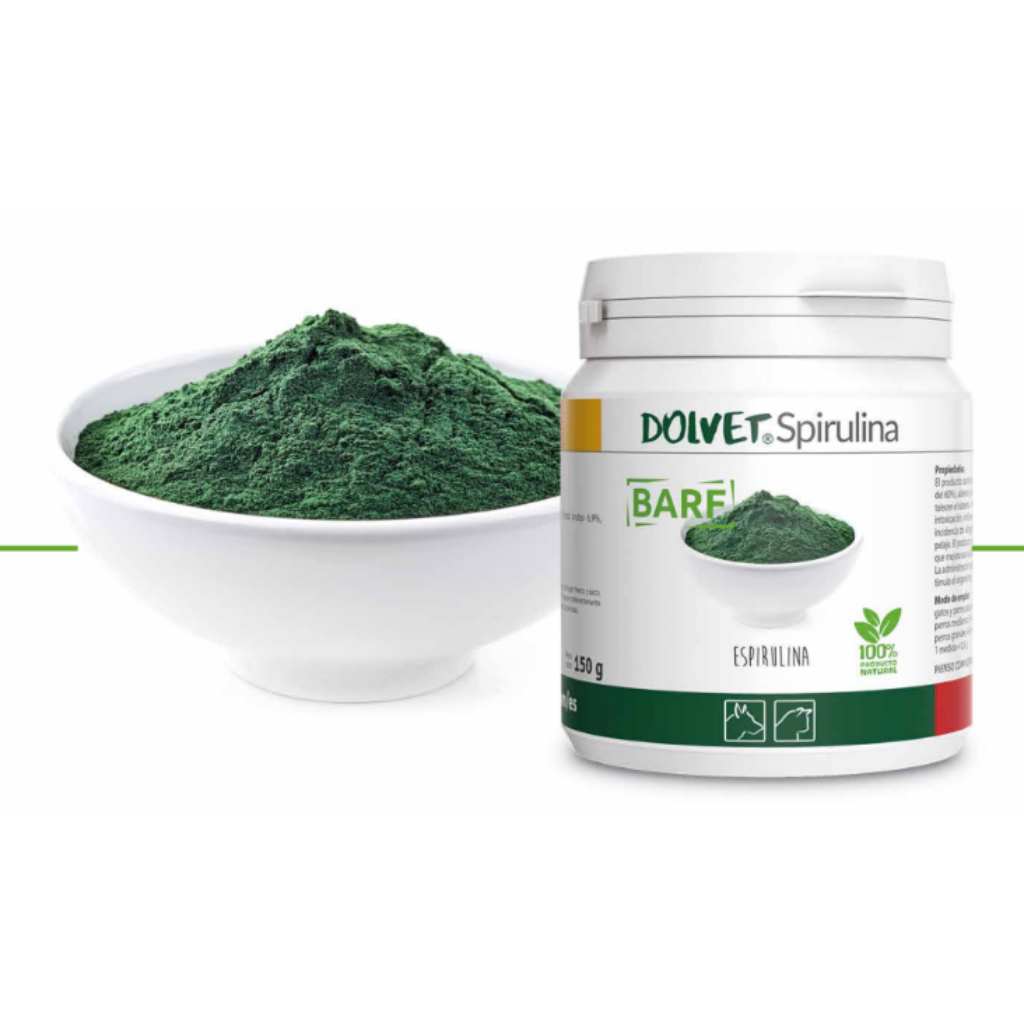 Espirulina alimentación natural perros