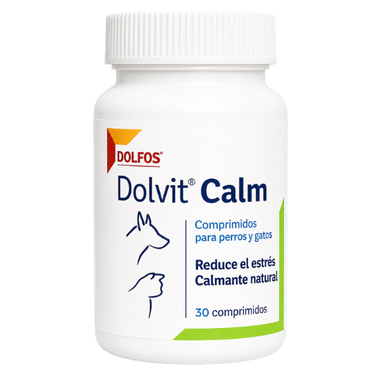 Dolfos Dolvit® Calm para perros y gatos | Suplemento para reducir el estrés - Imagen 2