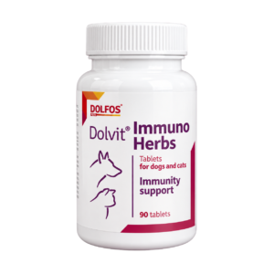 Immuno Herbs Dolfos suplemento para el sistema inmunitario de perros