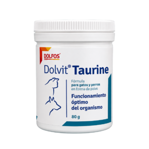 Dolvit Taurine Dolfos suplemento de taurina para perros y gatos